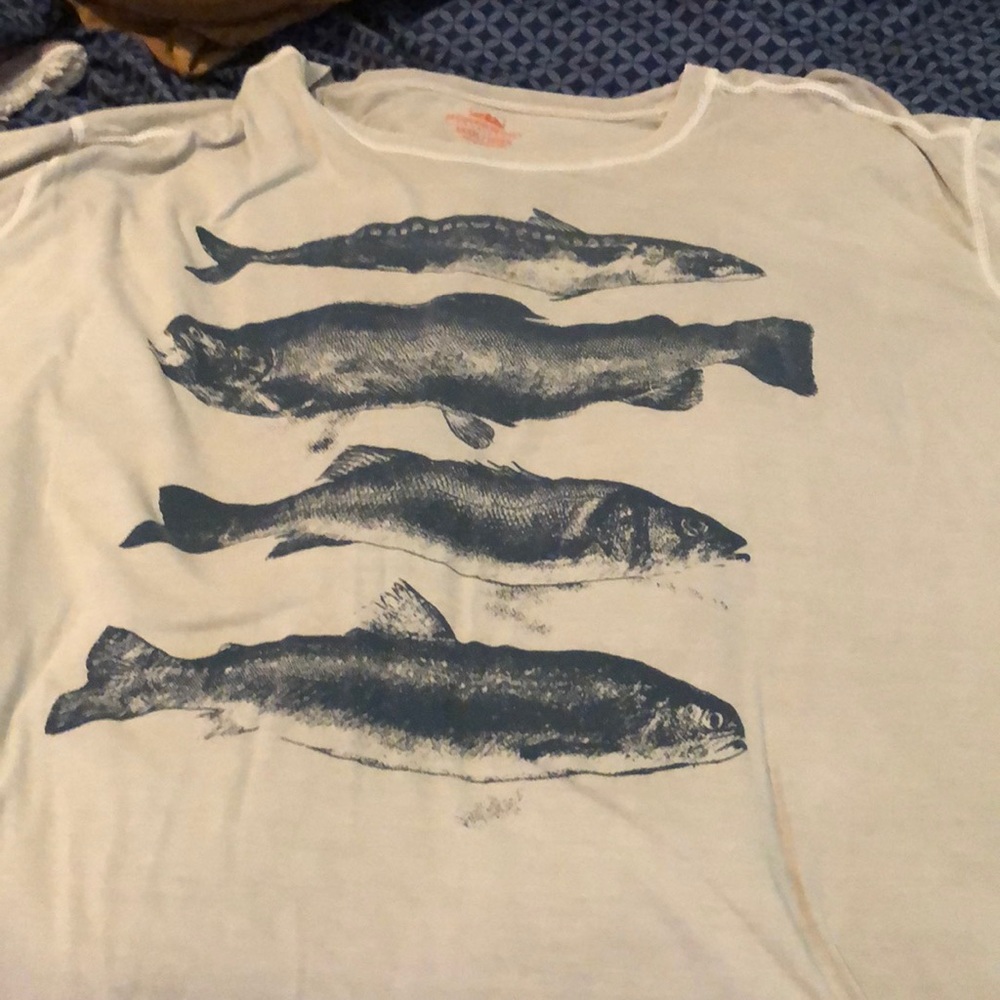 Tan fish T-shirt